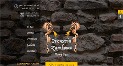 Desktop Screenshot of pizzeria-zamkowa.com